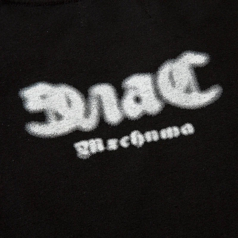 Vintage Shadow Print Oversized T-Shirt — detail shot