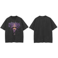 Black Eye Faded T-Shirt — fabric close-up