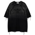 Loose Vintage Oversized T-Shirt — back view