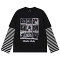 Gray Vintage Oversized T-Shirt — styling shot