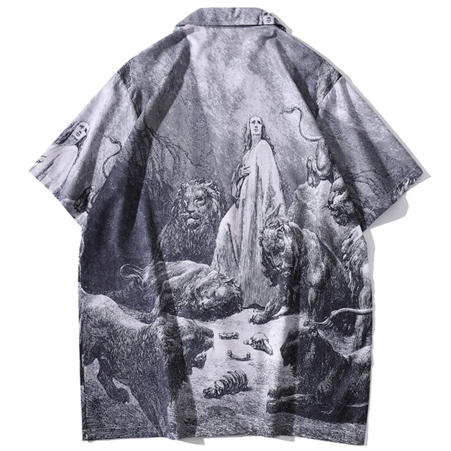 Shirts Vintage Graphic Loose Shirt — front view