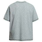 Gray Vintage Graphic Oversized T-Shirt — front view