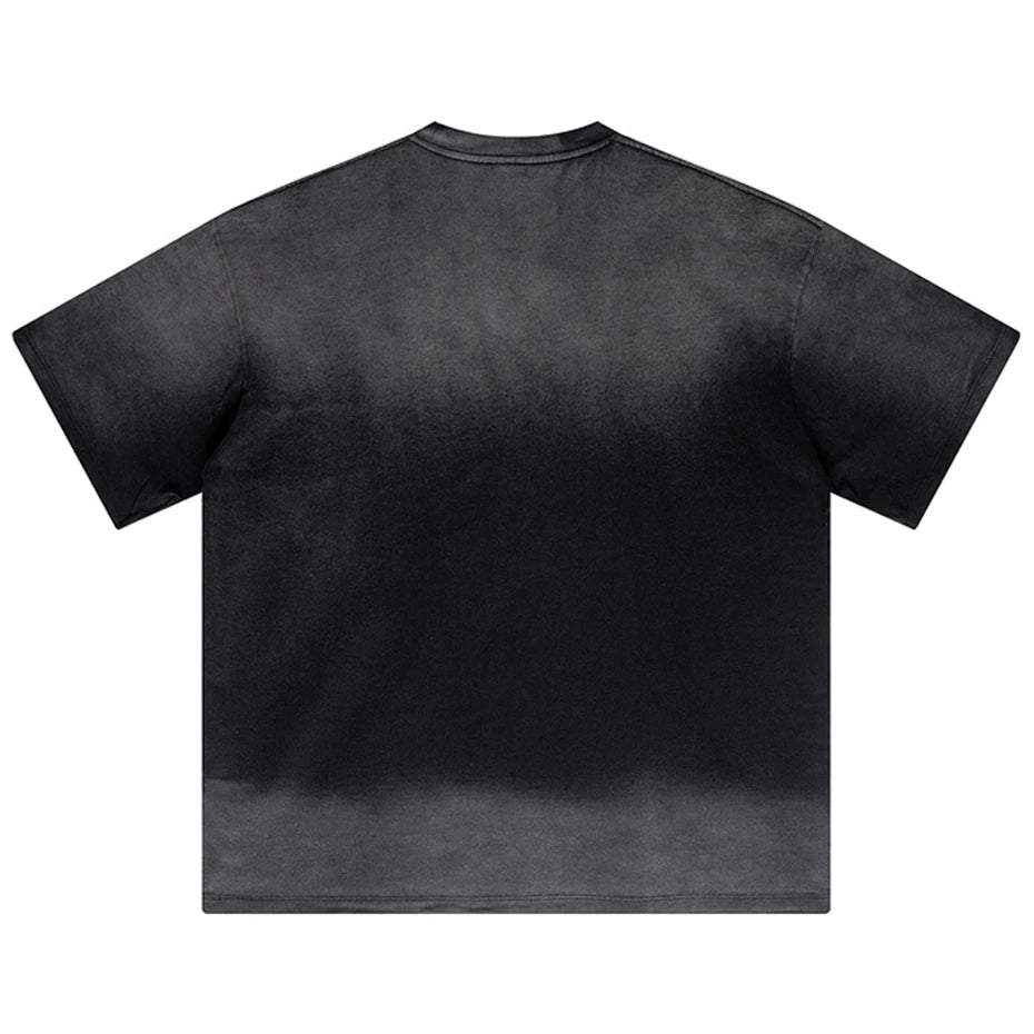 Retro Vintage Washed Oversized T-Shirt — front view