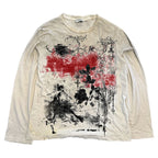 Vintage Flower Graphic Oversized Long Sleeve Tee — styling shot