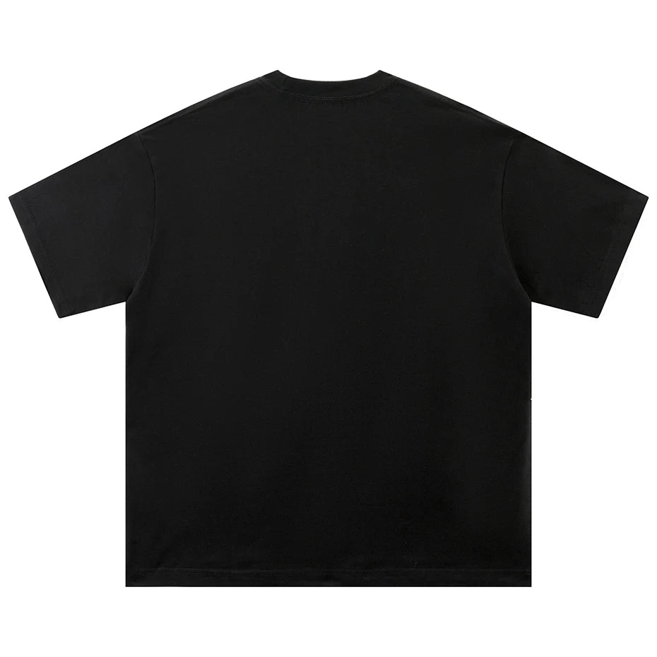 Embroidered Oversized T-Shirt — front view