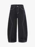 Vintage Topstitched Scimitar Jeans