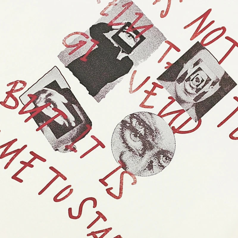 Retro Graffiti Graphic T-Shirt — back view