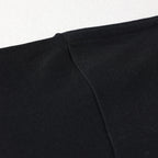 Black Doberman Dog Graphic Long Sleeve Tee — back view