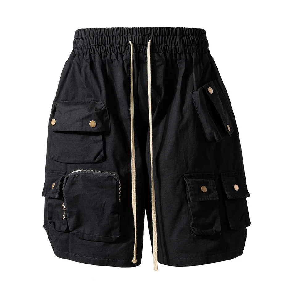 Y2K Cargo Shorts — styling shot