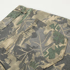 Camouflage Loose Denim Shorts — fit shot