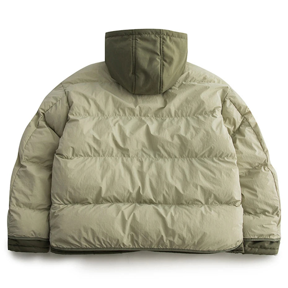 Vintage Padded Oversized Puffer Jacket — front view