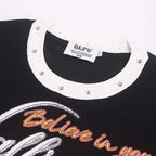 Y2K Graphic Oversized Long Sleeve Tee — back view