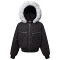 Vintage Padded Fur Oversized Puffer Jacket — styling shot