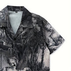 Y2K Vintage Graphic Loose Shirt — back view