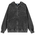 Rivet Vintage Oversized Jacket — styling shot