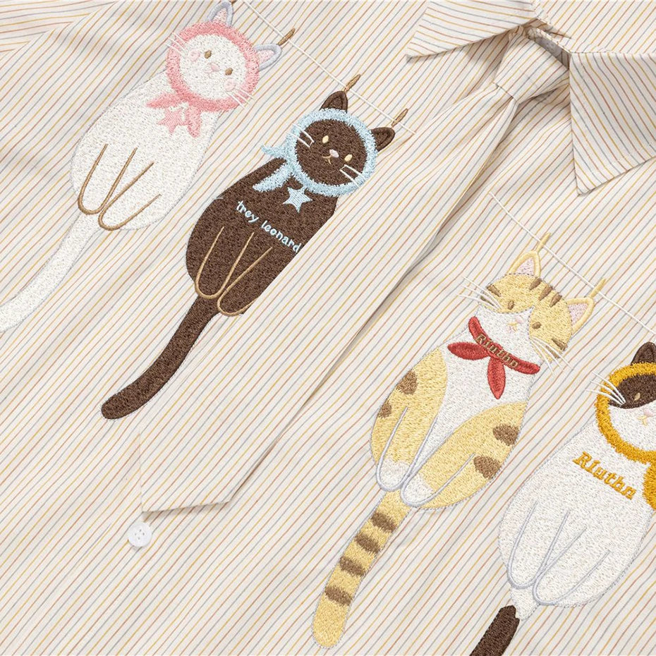 Cat Loose T-Shirt — detail shot