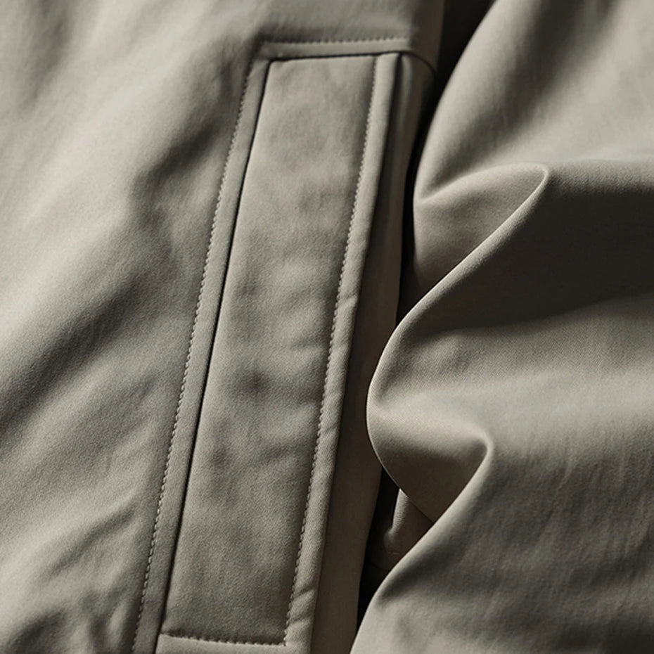 Duck White Padded Oversized Puffer Jacket — fit shot