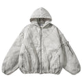 Vintage Hooded Oversized Puffer Jacket — styling shot