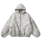 Vintage Hooded Oversized Puffer Jacket — styling shot