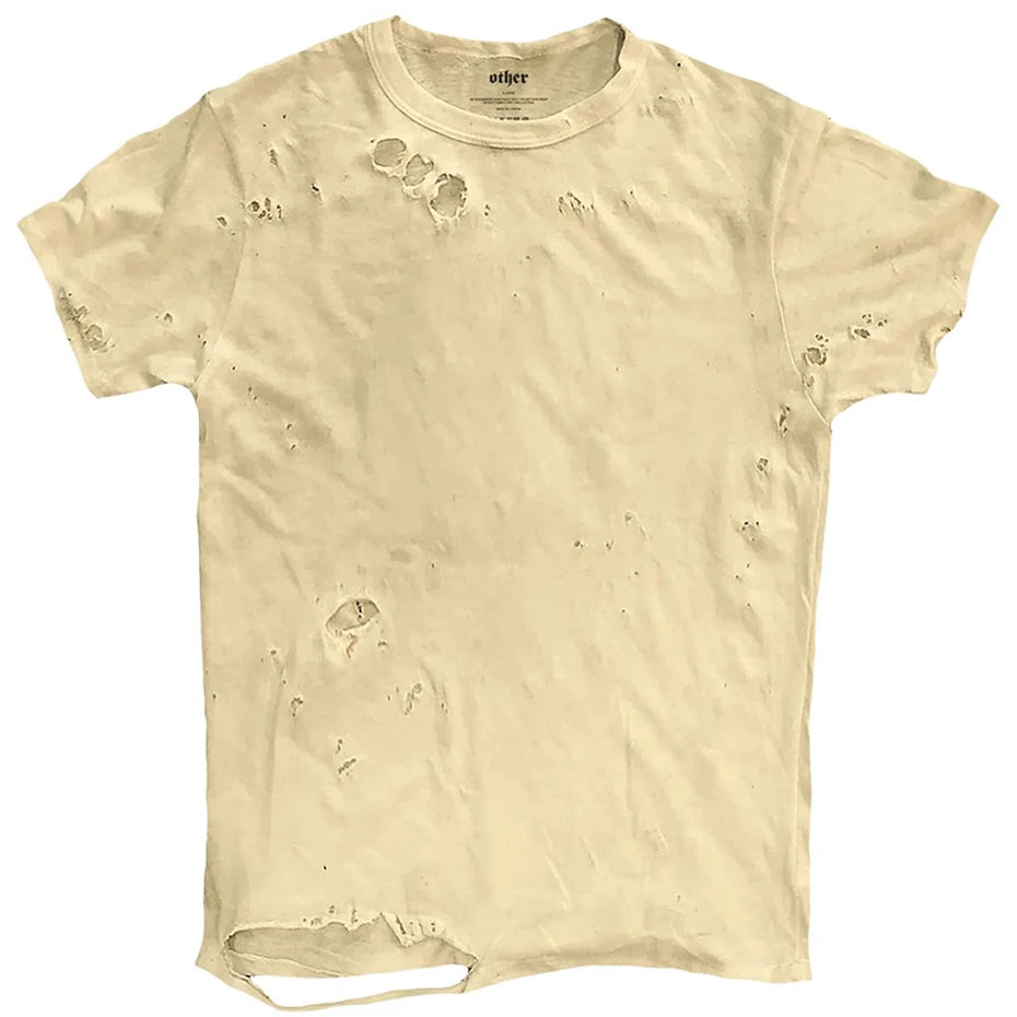 Ripped Vintage Graphic T-Shirt — close-up