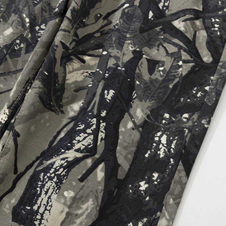 Vintage Graphic Denim Loose Jeans — fit shot