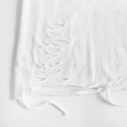 Shirts Vintage Oversized Long Sleeve Tee — fabric close-up