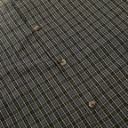 Vintage Plaid Washed Oversized Shirt — detail shot