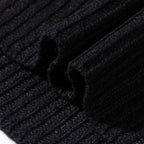 Y2K Skeleton Graphic Knit Oversized Sweater — fabric close-up