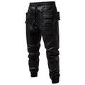 Punk Black Cargo Pants — styling shot