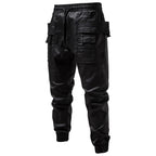 Punk Black Cargo Pants — styling shot