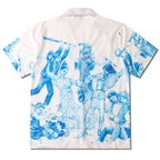 Print Graphic Oversized Shirt — front view