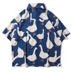 Y2K Graphic Oversized Shirt — front view