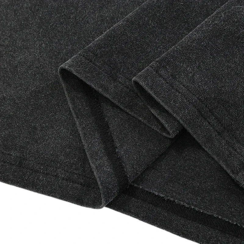 Vintage Black Washed T-Shirt — detail shot