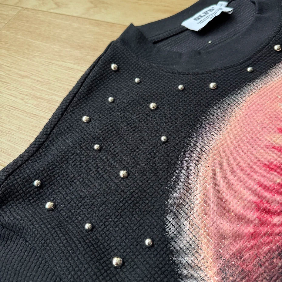 Punk Graphic Oversized T-Shirt — detail shot