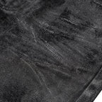 Black Red Denim Flare Jeans — back view