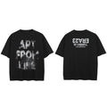 Vintage Beige Graffiti Graphic T-Shirt — styling shot