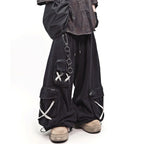 Vintage Loose Cargo Pants — detail shot