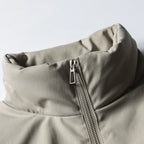 Duck White Padded Oversized Puffer Jacket — detail shot