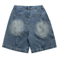 Mid Rise Denim Shorts — front view