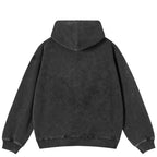 Y2K Black Eye Graphic Oversized Hoodie — back view