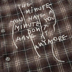 Vintage Plaid Loose Shirt — detail shot