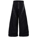 Rivet Black Patchwork Denim Baggy Jeans — styling shot