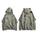 Y2K Patchwork Oversized Hoodie — styling shot
