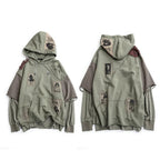 Y2K Patchwork Oversized Hoodie — styling shot