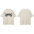Metal Black Faded T-Shirt — fit shot