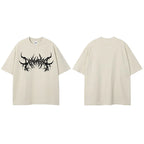 Metal Black Faded T-Shirt — fit shot