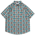 Sleeve Vintage Graphic Loose Shirt — styling shot