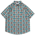 Sleeve Vintage Graphic Loose Shirt — styling shot