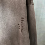 Vintage Ripped Oversized Jacket — detail shot