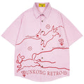 Shirts Dog Graphic Loose Shirt — back view